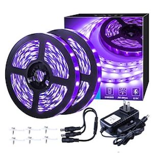 Led Uv Purple Light Black Light Strip 2835 Low-voltage 12v 60 Bare Board Soft Light Strip Fluorescent Party Lightinthebox