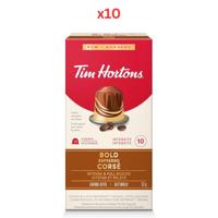 Tim Hortons Ncomp Bold Espresso 10 Sachet Pack Of 10
