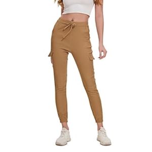 Women's Skinny Slim Cropped Pants Ankle-Length Active Fashion Outdoor Street Grey Black S M Fall Winter Lightinthebox