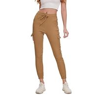 Women's Skinny Slim Cropped Pants Ankle-Length Active Fashion Outdoor Street Grey Black S M Fall Winter Lightinthebox - thumbnail