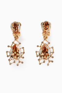 Floating Crystal Drop Earrings