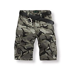 Men's Hiking Shorts Hiking Cargo Shorts Tactical Shorts Ventilation Multi-Pockets Quick Dry Breathable Summer Camo  Camouflage Cotton Bottoms for Hunting Fishing Casual White Army Green Green XS S M Lightinthebox