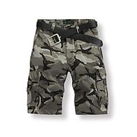 Men's Hiking Shorts Hiking Cargo Shorts Tactical Shorts Ventilation Multi-Pockets Quick Dry Breathable Summer Camo  Camouflage Cotton Bottoms for Hunting Fishing Casual White Army Green Green XS S M Lightinthebox - thumbnail