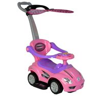 Megastar My Little Sunshine Push Car With Canopy Shade 3 in 1, Pink - 382c-p (UAE Delivery Only) - thumbnail