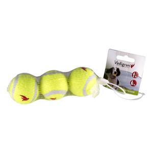 Vadigran Dog Toy Vinyl Tennis Balls 5cm (Pack of 3)