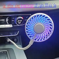 Portable LED Light Emitting Aromatherapy Creative Mini FanUSB Long Time Use Help Sleep Fans Cooling Fan For Office Fan For Lightinthebox