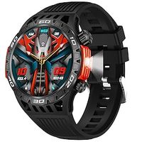 Imosi Hot Outdoor Smart Watch Men With Flashlight Sport Fitness Bracelet Blood Pressure IP68 Waterproof Smartwatch For Android Lightinthebox