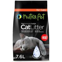 Nutrapet Cat Litter Silica Gel 7.6L Rose Scent (Pack Of 4)