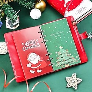 Christmas Notebook Holiday Gift Christmas Hand Notepad Handbook Gift Set With Pen And Greeting Card Bookmarks School Supplies Lightinthebox