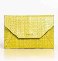 Trussardi Elegant Envelope Clutch in Delicate Elaphe (TR-21569)