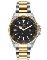 Beverly Hills Polo Club Men's Quartz Movement Watch, Analog Display and Metal Strap - BP3125X.250, Gold