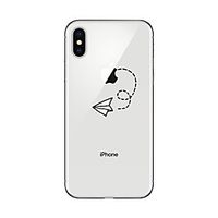 Phone Case For Apple Back Cover iPhone X iPhone 8 Plus iPhone 8 iPhone 7 Plus iPhone 7 iPhone 6s Plus iPhone 6s iPhone 6 Plus iPhone 6 iPhone SE / 5s Ultra-thin Transparent Pattern Playing with Apple miniinthebox - thumbnail
