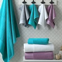 Platinum Satin Satin Grade Pure Cotton Towel for Five-Star Hotels, Enlarged and Thickened Face Towels, All Cotton Bath Towels, Embroidered Logo Lightinthebox - thumbnail