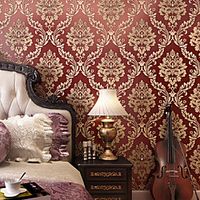 Wallpaper Wall Covering Sticker Film Modern Retro non Woven Home Decor 53950cm Lightinthebox - thumbnail