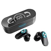 Bluetooth wireless headset with digital LED display stereo sound for sports work novelty. Lightinthebox - thumbnail
