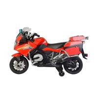 Megastar Ride on 12 v Officially Licensed BMW Rechargeable Powered Riding Motorbike - Red