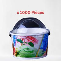 Hotpack Paper Ice Cream Cup Without Lid 1000 Pieces - ICB200