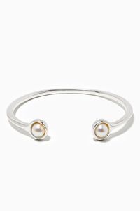 Sphere Pearl Bangle 473 in Sterling Silver