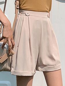 Chiffon shorts plus size suit shorts wide legs