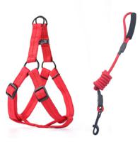 Helepet Round Dog Leash Harness Red XS