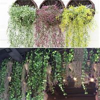 Artificial Weeping Willow Ivy Vine Fake Plants Outdoor Indoor Wall Hanging Home Decor