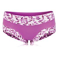 Women Breathable Printing Modal Panties Soft Low Waist Underwear