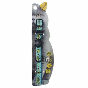 Swooosh Angry Birds Nylon Safe Cat Collar - Blue
