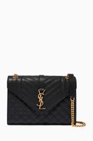 Medium Envelope Shoulder Bag in Grainy Leather Medium Envelope Shoulder Bag in Grainy Leather