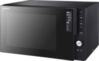 Sharp 28Liters 2500Watt Convection Microwave Oven, Completely Digitized With Combination/Grill/Reheat Cooking, Black - R-28CN