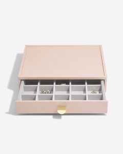 Stackers Classic Trinket Drawer Blush Pink 18 x 25 x 5.6 cm