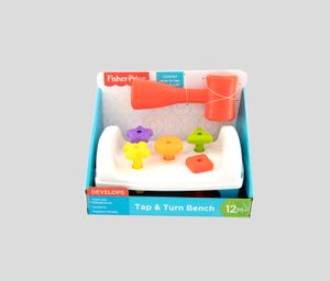 Tap & Turn Bench  White/Red