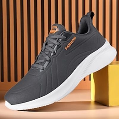 Men's Sneakers Plus Size Dad Shoes Running Walking Casual Outdoor Daily Microfiber Height Increasing Lace-up Dark Grey Black and White Black Spring Fall Lightinthebox Men's Sneakers Plus Size Dad Shoes Running Walking Casual Outdoor Daily Microfiber Height Increasing Lace-up Dark Grey Black and White Black Spring Fall Lightinthebox