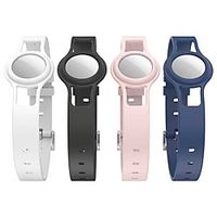 Soft Liquid Silicone Watch Bands Case For Airtags Key Finder Cover Anti-Scratch Anti-Lost Locator Tracker Cover For Apple Airtags Accessory miniinthebox - thumbnail