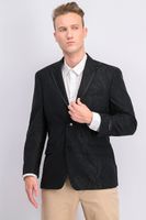 Mens Classic-Fit Tuxedo Suit Jacket  Black - thumbnail