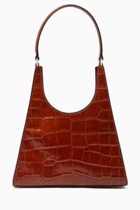 Rey Bag in Croc Embossed Leather