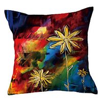 Double Side Cushion Cover 1PC Soft Decorative Square Throw Pillow Cover Cushion Case Pillowcase for Sofa Bedroom Livingroom Outdoor Superior Quality Machine Washable Outdoor Cushion for Sofa Couch Bed Chair Lightinthebox - thumbnail
