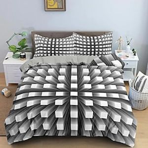 3D Vortex Duvet Cover Bedding Sets Comforter Cover with 1 Duvet Cover or Coverlet,1Sheet,2 Pillowcases for Double/Queen/King(1 Pillowcase for Twin/Single) miniinthebox