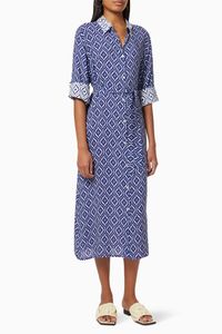 Positano Shirt Dress in Viscose