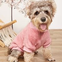 Pet Clothes New Plush Sweater Warm Cat Clothes Small Dog Fashion Two Foot Ins Dog Clothes Lightinthebox - thumbnail