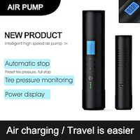 New Style 12V 150PSI Air Compressor Electric Air Pump with Tire Pressure LCD Display Wireless Portable Tire Inflator for Car Bicycles Lightinthebox - thumbnail