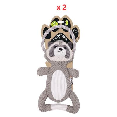 M-Pets Chewtopia Raccoon Dog Toy M-Pets Chewtopia Raccoon Dog Toy