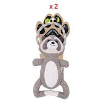 M-Pets Chewtopia Raccoon Dog Toy