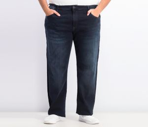 Mens Matt Relaxed Straight Leg Jeans  Black