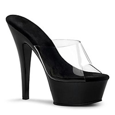 Women's Unisex Sandals Pumps Round Toe Peep Toe Party Beach PU Buckle Solid Colored Black  White Clear Red Lightinthebox