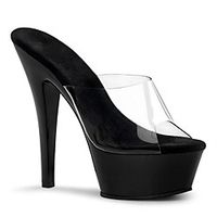 Women's Unisex Sandals Pumps Round Toe Peep Toe Party Beach PU Buckle Solid Colored Black  White Clear Red Lightinthebox - thumbnail