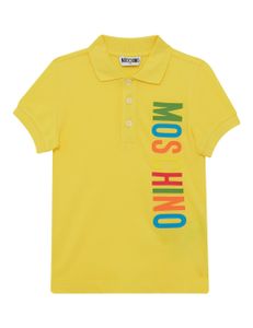 Moschino Kids Short Sleeve Polos - Yellow