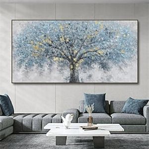 Mintura Handmade Abstract Tree Landscape Oil Paintings On Canvas Wall Art Decoration Modern Picture For Home Decor Rolled Frameless Unstretched Painting miniinthebox