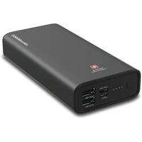 Swiss Military Biendron Power Bank PD 20000mAh With Type C PD Power, Black - SM-PB-BI1-20K-BLK ( UAE Delivery Only)