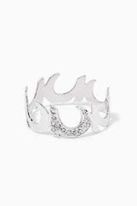 Tantanah "Haa" Letter Diamond Ring in 18kt White Gold