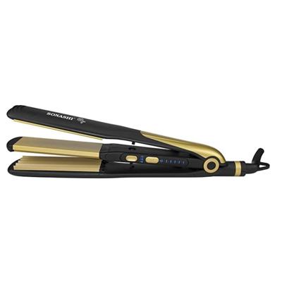 Sonashi 2 In 1 Hair Straightener And Crimper Black Gold - SHS-2082